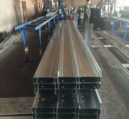 Q235b Q345b Galvanized Steel Purlins Cold Bending Spasi Steel Channel